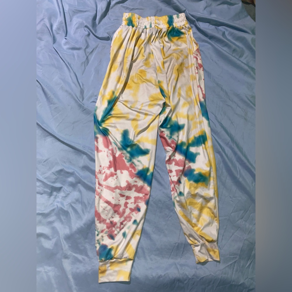 Tie Dye Satin Jogger
